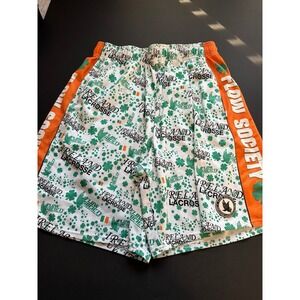 Flow Society Irish Ireland Lacrosse Shamrock Clover Shorts Men's
